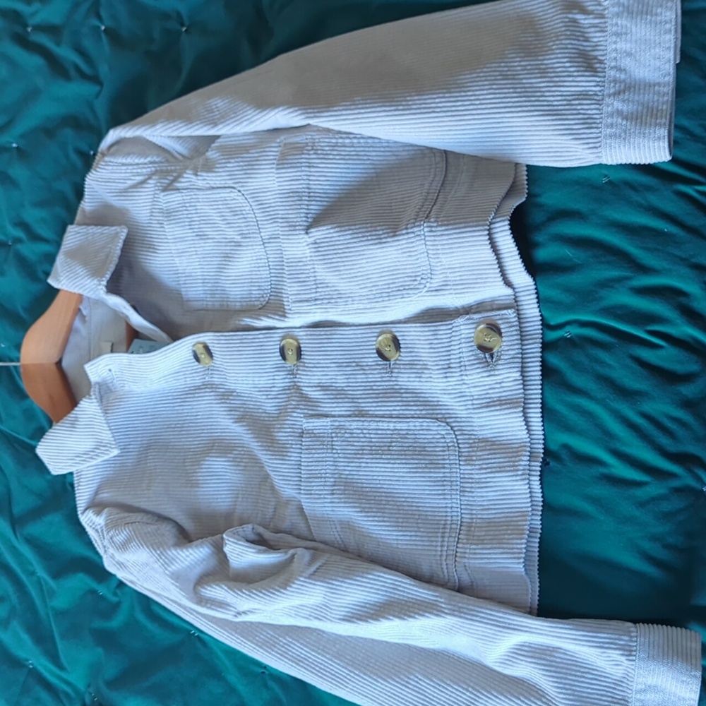 LOFT Outlet Corderuoy Jacket Medium Petite NWT - Picture 4 of 4